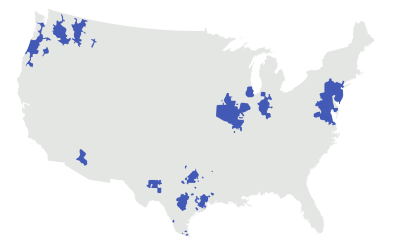 Pestco MAP USA, location of companies in the US